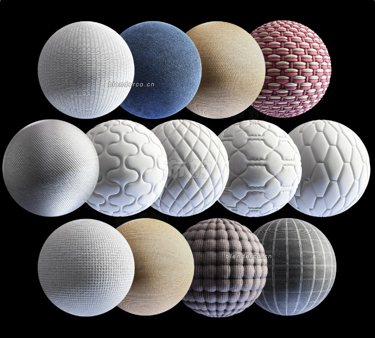 blender纺织材质预设_blender布的15