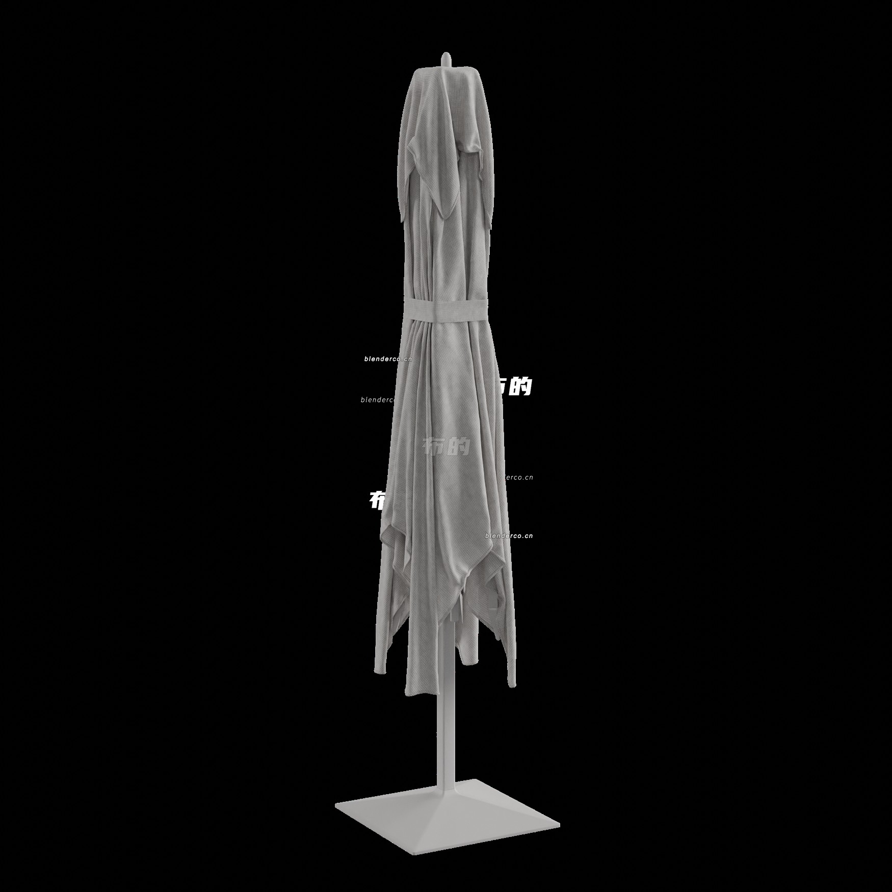 blender遮阳伞模型_blender布的19