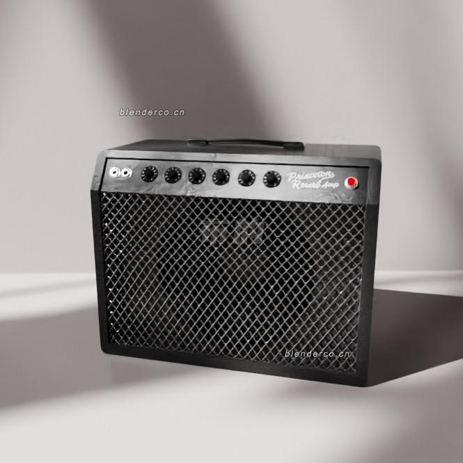blender Fender Tone Master吉他放大器模型_blender布的60