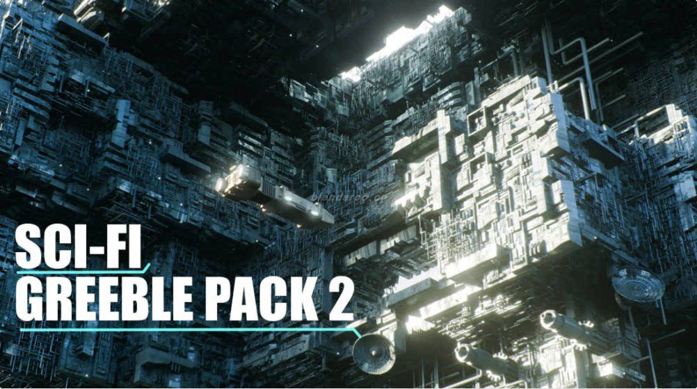 星球大战工业风格科幻细节硬表面场景3D模型V5.0版