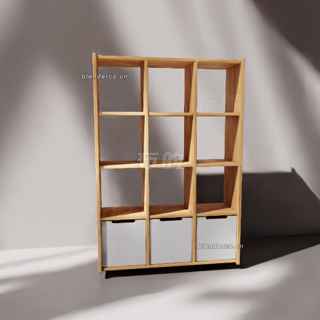 blender置物架模型_blender布的236
