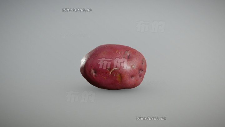 blender红薯模型_blender布的67