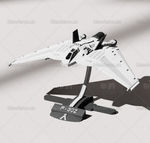 blender飞机模型blender布的模型10