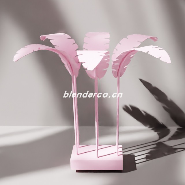blender婚礼装饰柱模型_blender布的26