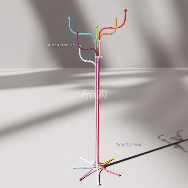 blender挂衣架模型_blender布的177