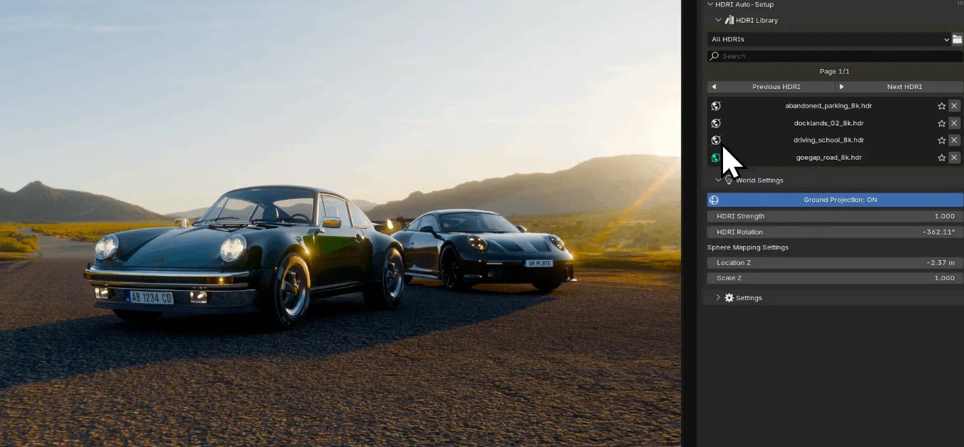 ALT TAB EASY HDRI 一键穹顶天空地面