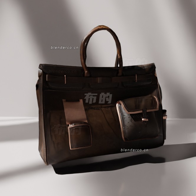 blenderMK公文包&包 020模型_blender布的24