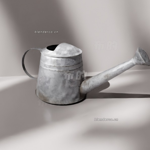 blender浇水壶模型_blender布的222
