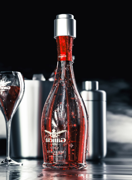 C4D洋酒类威士忌玻璃质感三维模型OC渲染场景工程文件素材带材质