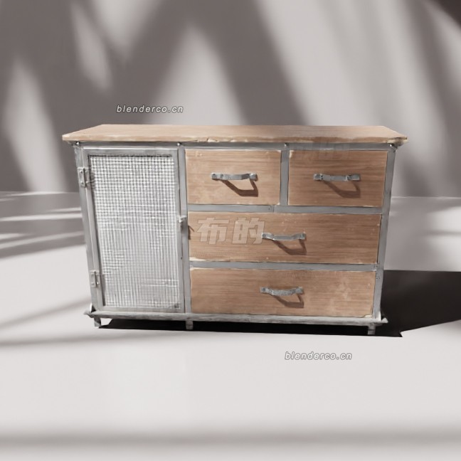 blender木桌模型_blender布的247