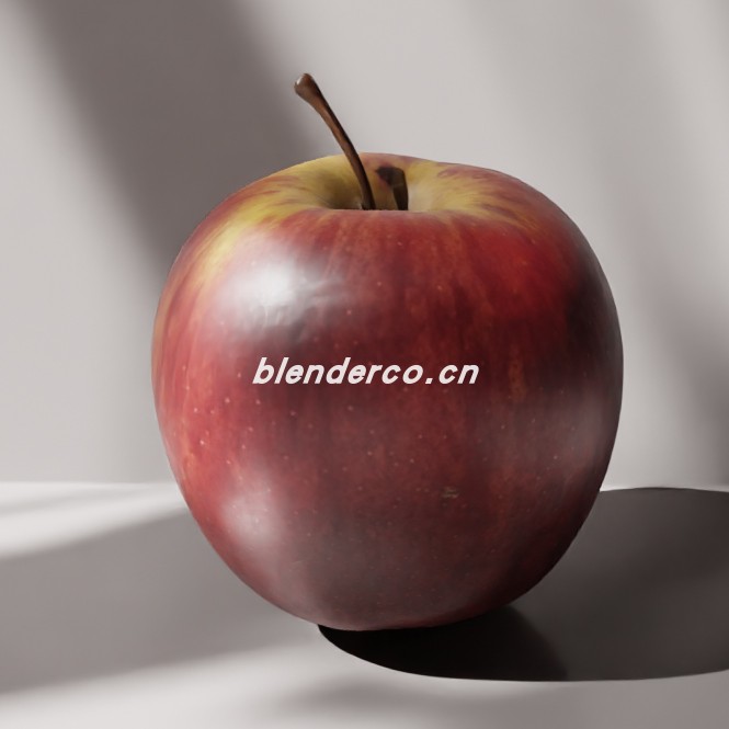 blender苹果模型_blender布的70