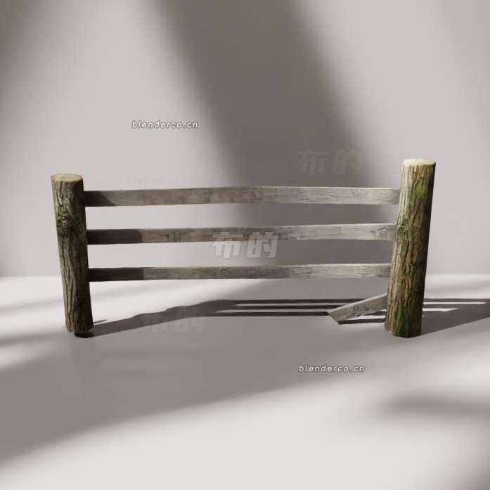 blender围栏模型_blender布的11