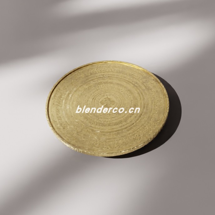 blender硬币模型_blender布的03