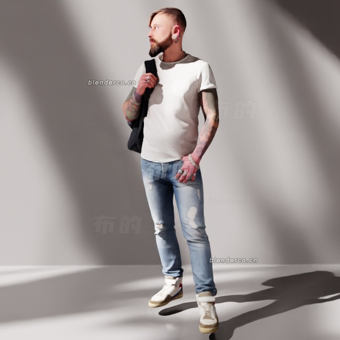 blender学生模型_blender布的103