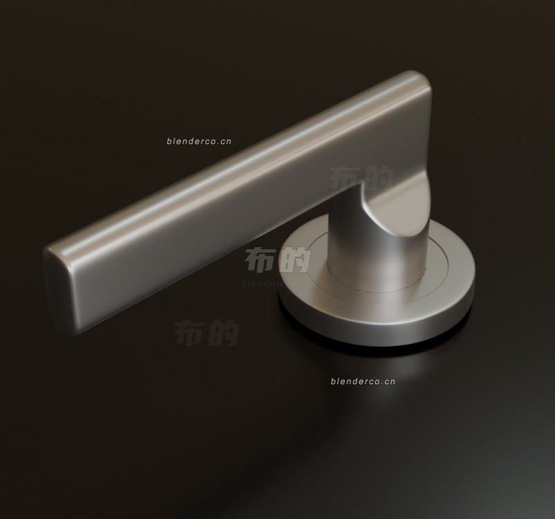 现代金属门把手