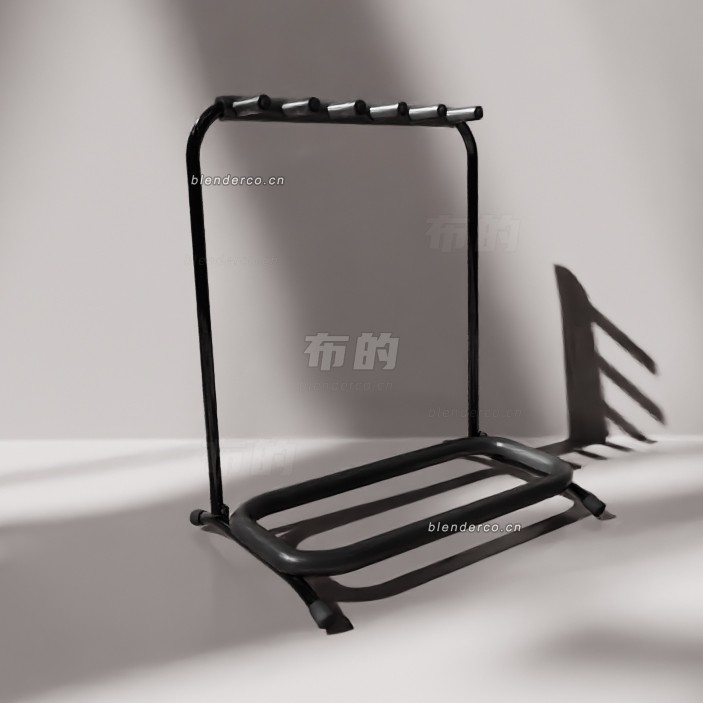 blender吉他支架模型_blender布的136
