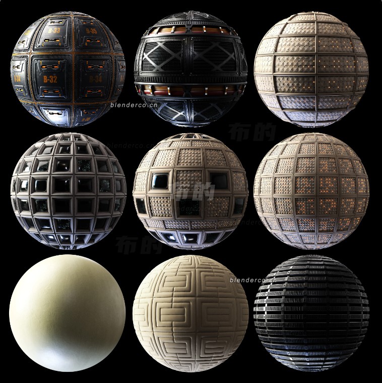 blender科幻材质预设_blender布的23