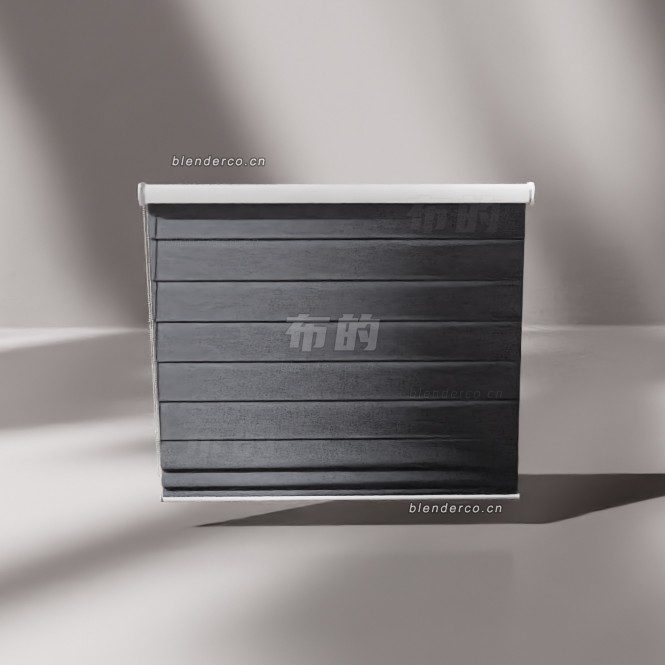 blender罗马百叶窗 01 全灰色模型_blender布的52