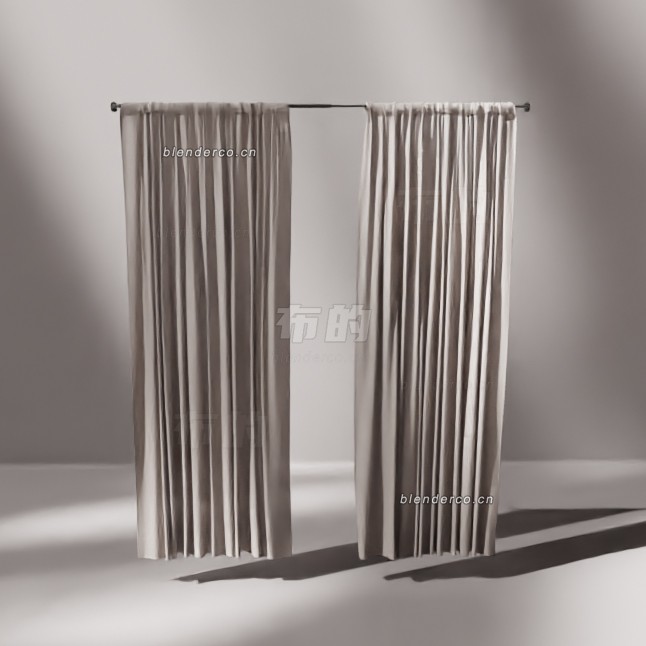 blender窗帘罗密欧-标准版模型_blender布的44
