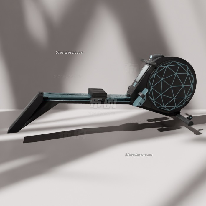 blender划船机模型_blender布的30