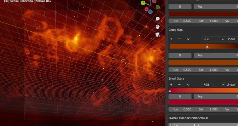 Blender太空星云生成插件 Nebula Generator V2.0.2