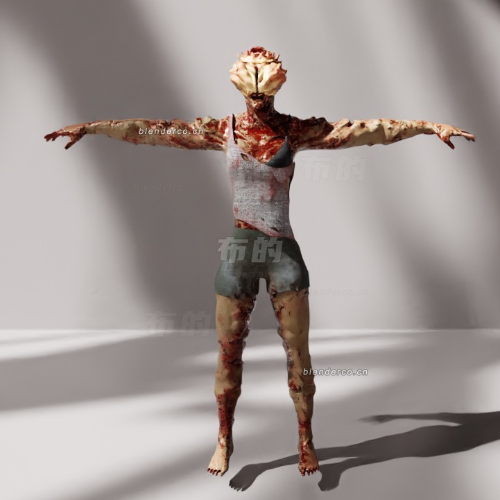 blender僵尸模型_blender布的10