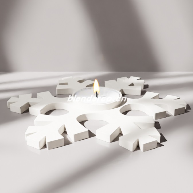 blender茶灯座模型_blender布的148