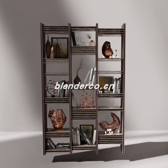 blender书架模型_blender布的105