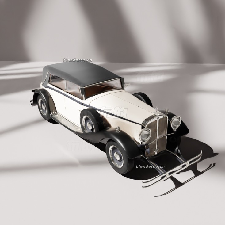 blender梅赛德斯·迈巴赫汽车模型_blender布的10