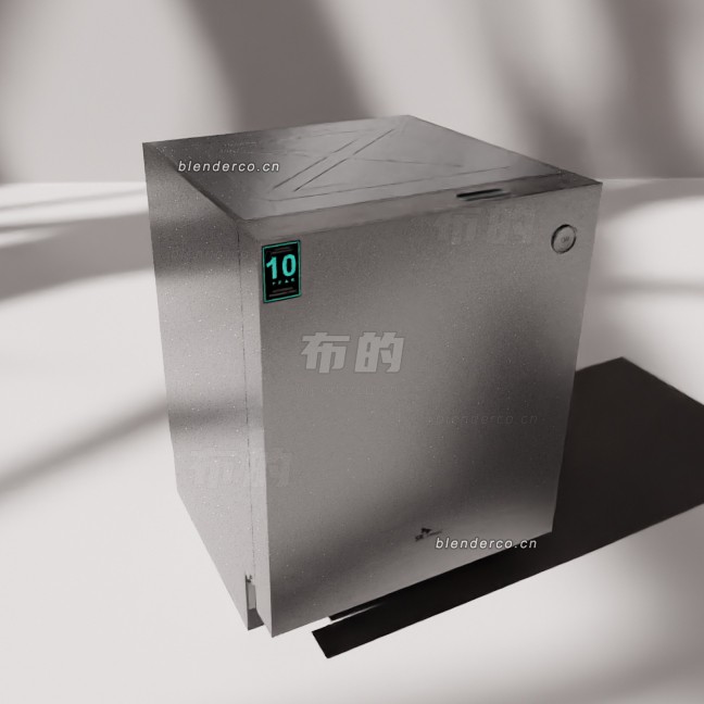blender冰箱模型_blender布的180