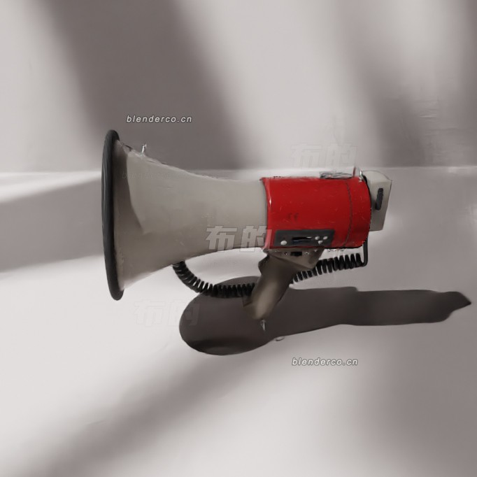 blender喇叭模型_blender布的122