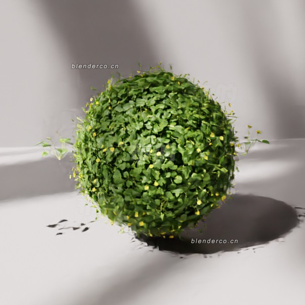 blender白屈菜模型_blender布的36