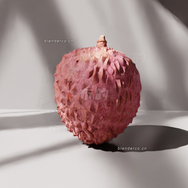 blender荔枝模型_blender布的83