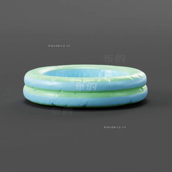 blender儿童泳池模型_blender布的16