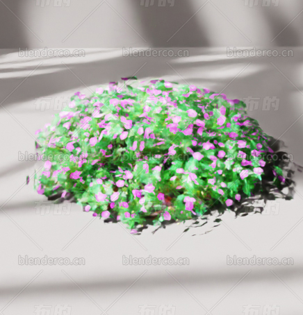 blender花草丛blender布的模型98