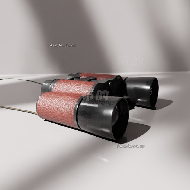 blender双筒望远镜模型_blender布的23