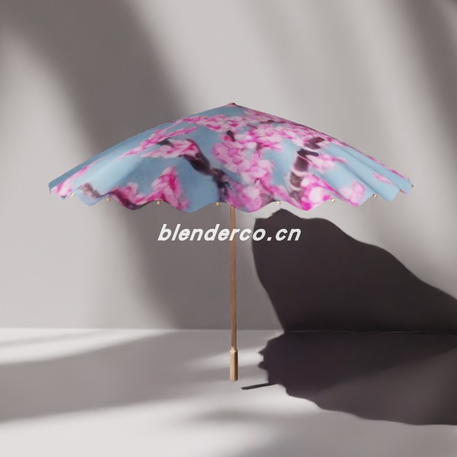 blender雨伞模型_blender布的03