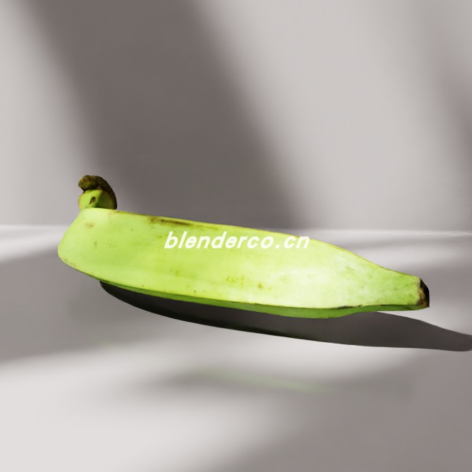 blender绿香蕉模型_blender布的66