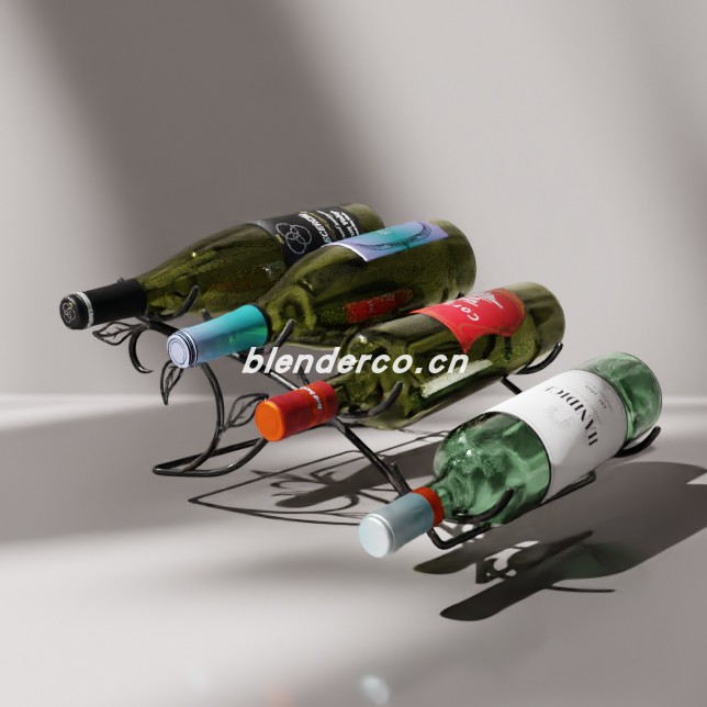 blender酒架模型_blender布的116