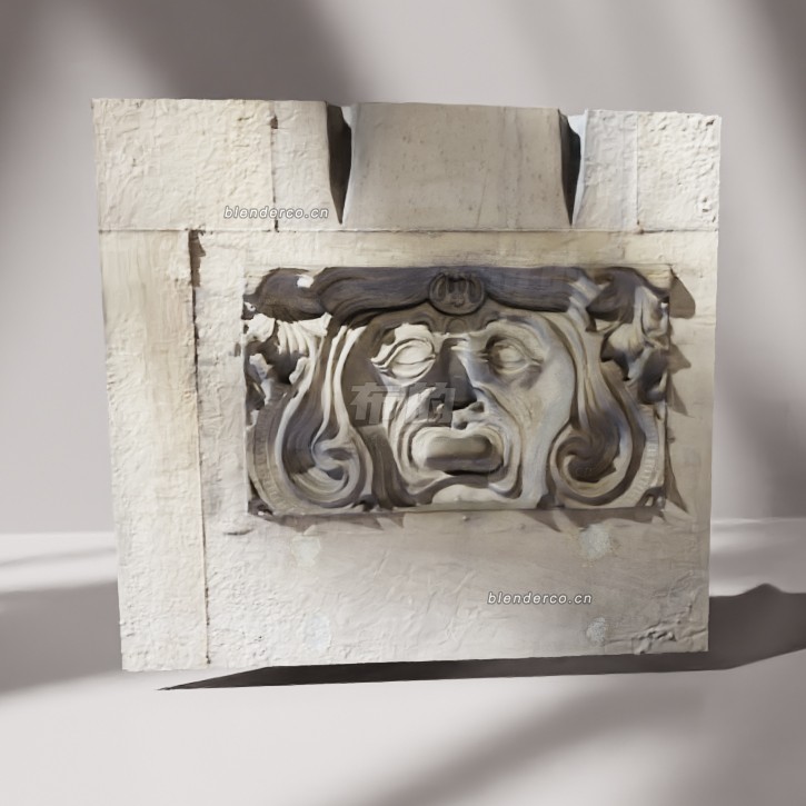 blender新艺术装饰雕塑模型_blender布的35