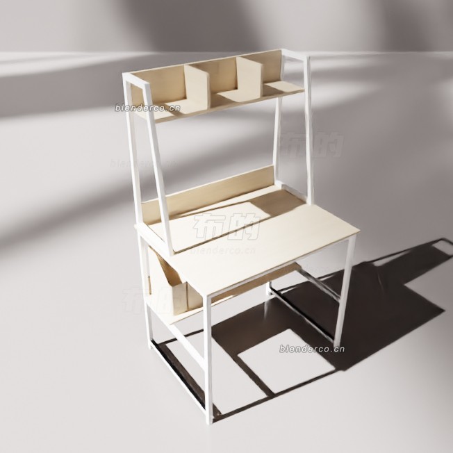 blender电脑桌模型_blender布的205