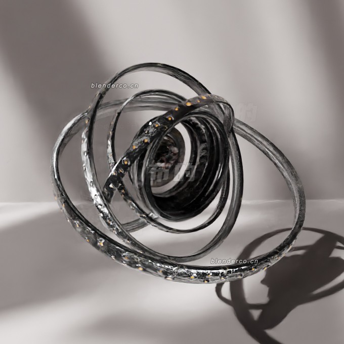 blender外星飞船模型_blender布的01