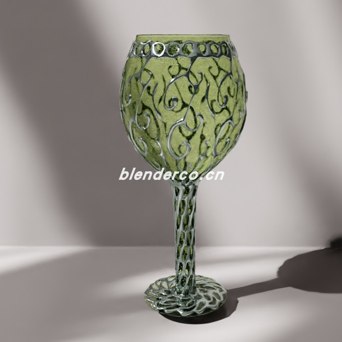blender华丽奇幻酒杯模型_blender布的13