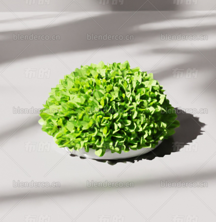 blender绿植盆栽blender布的模型36