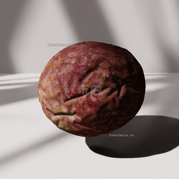 blender百香果模型_blender布的18