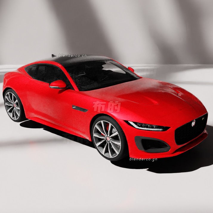 blender捷豹汽车模型_blender布的52
