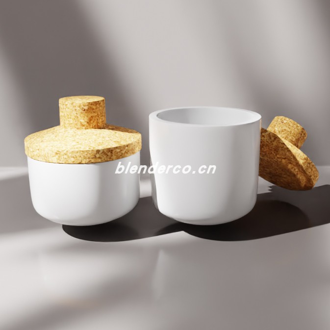 blender厨房储存罐模型_blender布的69