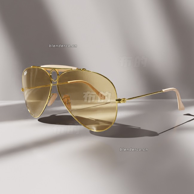 blender太阳镜模型_blender布的80