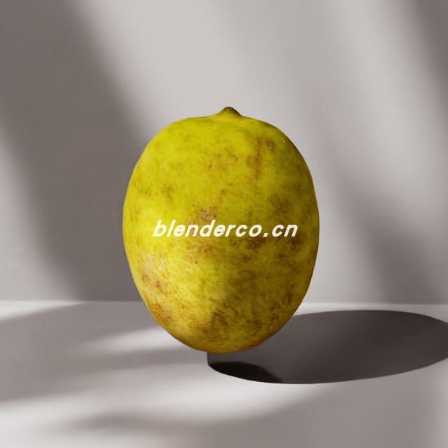 blender柠檬模型_blender布的37
