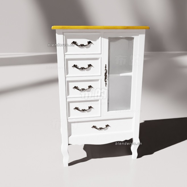blender柜子模型_blender布的103